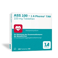 ASS 100-1A Pharma TAH Tabletten - 100St - Blutverdünnung