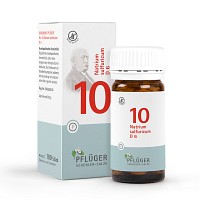 BIOCHEMIE Pflüger 10 Natrium sulfuricum D 6 Tabl. - 100St - Biochemie Pflüger