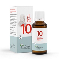 BIOCHEMIE Pflüger 10 Natrium sulfuricum D 6 Tropf. - 30ml - Biochemie Pflüger