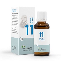 BIOCHEMIE Pflüger 11 Silicea D 12 Tropfen - 30ml - Biochemie Pflüger
