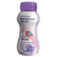 NUTRINIDRINK MultiFibre Erdbeergeschmack - 200ml