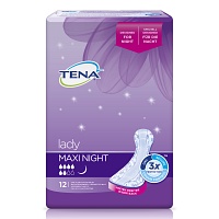 TENA LADY maxi night Einlagen - 6X12St