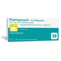 PANTOPRAZOL-1A Pharma 20mg bei Sodbrennen msr.Tab. - 14St - Saurer Magen
