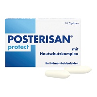 POSTERISAN protect Suppositorien - 10St - Hämorrhoiden
