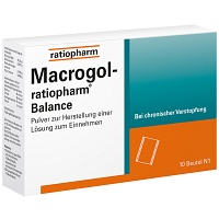 MACROGOL-ratiopharm Balance Plv.z.H.e.L.z.Einn. - 10St - Abführmittel