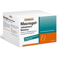 MACROGOL-ratiopharm Balance Plv.z.H.e.L.z.Einn. - 100St - Abführmittel