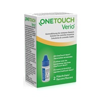 ONE TOUCH Verio Kontrolllösung mittel - 2X3.8ml