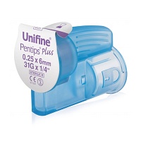 UNIFINE Pentips plus Kanüle 31 G 6 mm - 100St