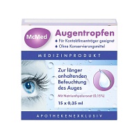 MCMED Augentropfen Einzeldosispipetten - 15X0.35ml