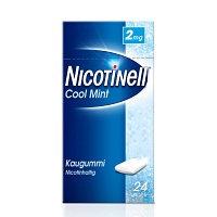 NICOTINELL Kaugummi Cool Mint 2 mg - 24St - Raucherentwöhnung