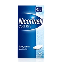 NICOTINELL Kaugummi Cool Mint 4 mg - 96St - Raucherentwöhnung