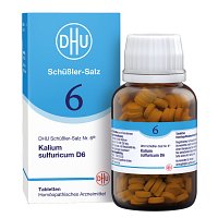 BIOCHEMIE DHU 6 Kalium sulfuricum D 6 Tabletten - 420St - Dhu Nr. 5 & 6