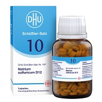 BIOCHEMIE DHU 10 Natrium sulfuricum D 12 Tabletten - 420St - Dhu Nr. 9 & 10