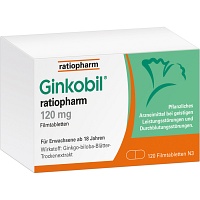 GINKOBIL-ratiopharm 120 mg Filmtabletten - 120St - Gedächtnisstärkung