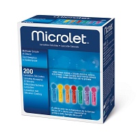 MICROLET Lanzetten farbig - 200St - Stechhilfen & Lanzetten