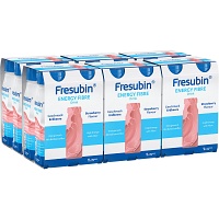 FRESUBIN ENERGY Fibre DRINK Erdbeere Trinkflasche - 6X4X200ml