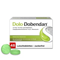 DOLO-DOBENDAN 1,4 mg/10 mg Lutschtabletten - 48St - Halsschmerzen