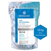 DERMASEL Totes Meer Badesalz Pur - 1500g