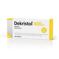 DEKRISTOL 400 I.E. Tabletten - 100St - Calcium & Vitamin D3