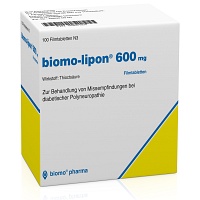 BIOMO-lipon 600 mg Filmtabletten - 100St - Diabetische Polyneuropathie