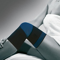BORT ActiveColor Kniebandage M schwarz - 1St