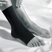 BORT ActiveColor Knöchelbandage L schwarz - 1St