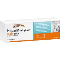 HEPARIN-RATIOPHARM 60.000 Salbe - 100g - Heparin (äußerlich)