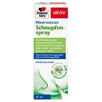 DOPPELHERZ Meerwasser Schnupfenspray - 20ml - Für die Wohlfühlnase