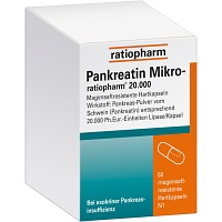 PANKREATIN Mikro-ratio.20.000 magensaftr.Hartkaps. - 50St - Verdauungsenzyme