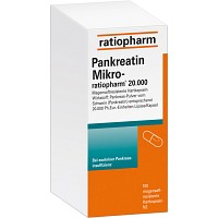 PANKREATIN Mikro-ratio.20.000 magensaftr.Hartkaps. - 100St - Verdauungsenzyme
