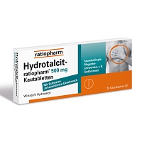 HYDROTALCIT-ratiopharm 500 mg Kautabletten - 20St