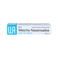 WEICHE NASENSALBE n. Dr. Bader - 20g - Für die Wohlfühlnase