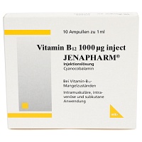 VITAMIN B12 1000 µg Inject Jenapharm Inj.-Lsg.Amp. - 10X1ml - Vitamin B12