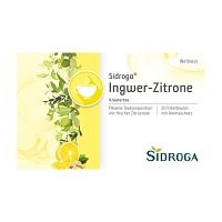 SIDROGA Wellness Ingwer-Zitrone Tee Filterbeutel - 20X2.0g - Wohlfühl & Vitaltees