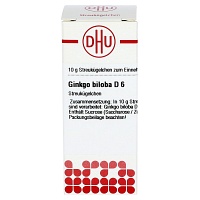 GINKGO BILOBA D 6 Globuli - 10g - F - H
