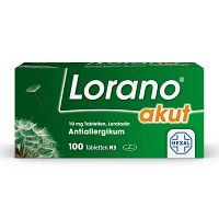 LORANO akut Tabletten - 100St - Allergie allgemein