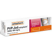 PVP JOD ratiopharm Salbe - 25g - Entzündungen