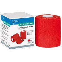 HÖGA-LASTIC-haft Binde 8 cmx5 m rot - 1St