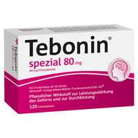 TEBONIN spezial 80 mg Filmtabletten - 120St - Gedächtnisstärkung