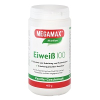EIWEISS 100 Vanille Megamax Pulver - 400g - Nahrungsergänzung