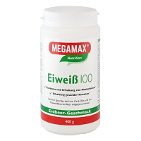 EIWEISS 100 Erdbeer Megamax Pulver - 400g - Nahrungsergänzung