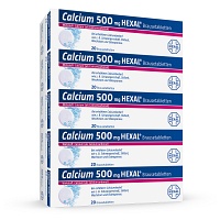 CALCIUM 500 HEXAL Brausetabletten - 100St - Calcium