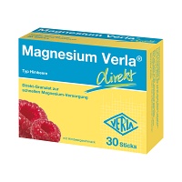 MAGNESIUM VERLA direkt Himbeere Granulat - 30St - Magnesium