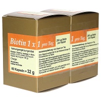 BIOTIN 1x1 pro Tag Kapseln - 120St