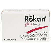 RÖKAN Plus 80 mg Filmtabletten - 120St - Gedächtnisstärkung