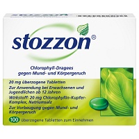 STOZZON Chlorophyll überzogene Tabletten - 100St - Frischer Atem