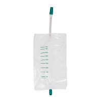 URIN BEINBEUTEL 750 ml Rückl.Sp.m.Abl.m.Vlies ger. - 10St