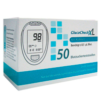 GLUCOCHECK XL Blutzuckerteststreifen - 50St - Blutzucker-Teststreifen