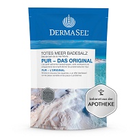 DERMASEL Totes Meer Badesalz Pur - 500g - Dermasel