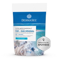 DERMASEL Totes Meer Badesalz Pur - 5kg - Badezusatz